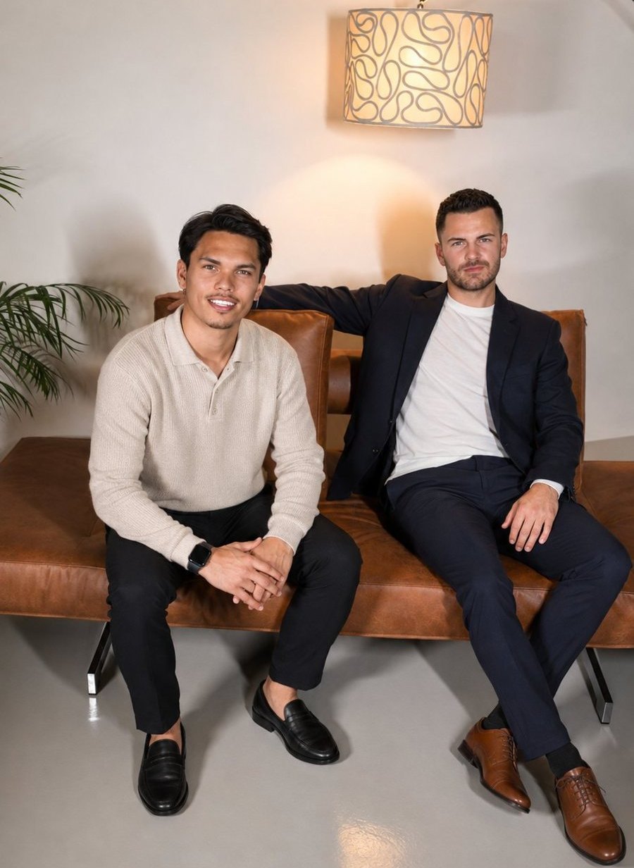 Brian Haag und Kevin Harnisch, Gründer von Google-Werk
